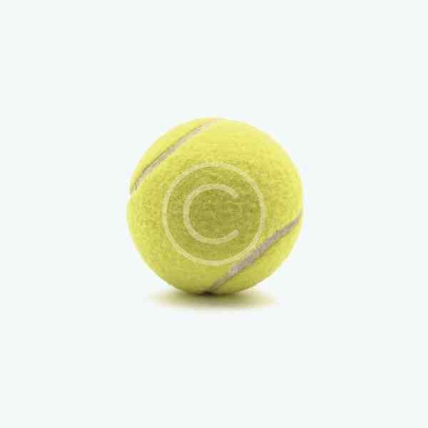 Standard green tennis ball for beginners